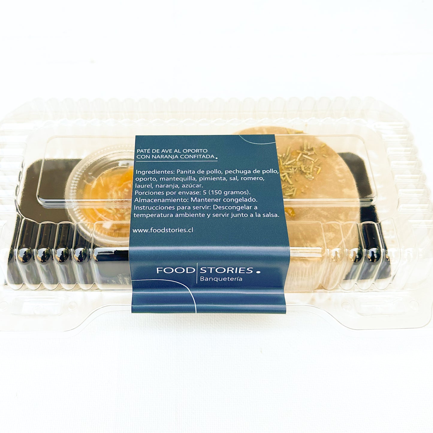 Paté de ave al Oporto con naranja confitada