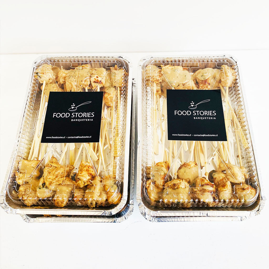Brochetas de Pollo satay