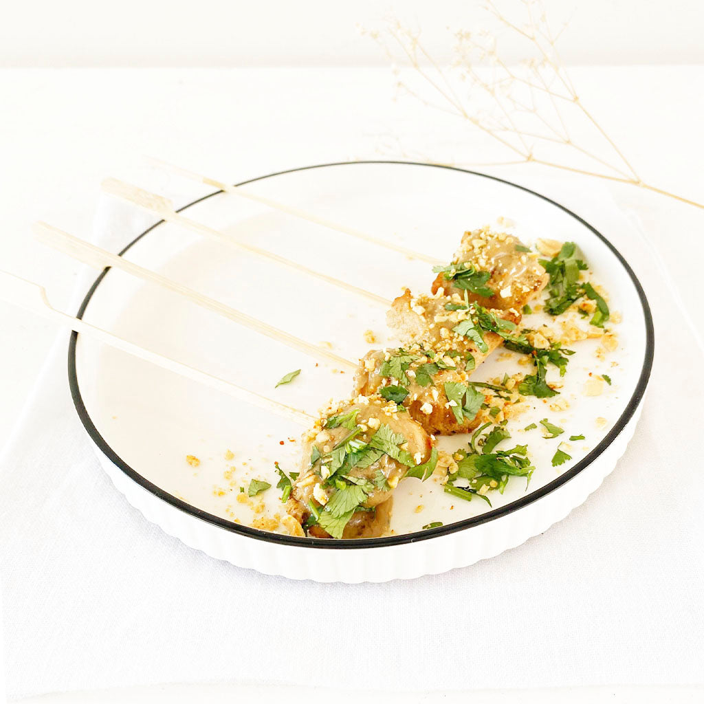 Brochetas de Pollo satay