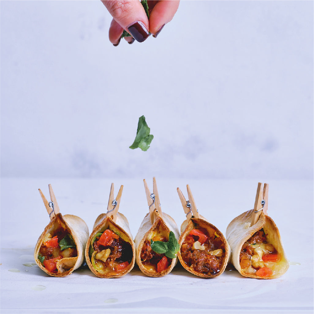 Sándwich y mini wraps