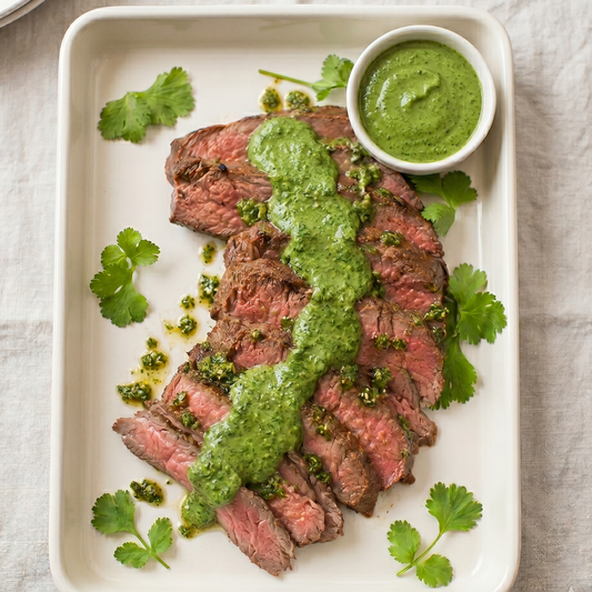 Roast Beef de filete con cilantro