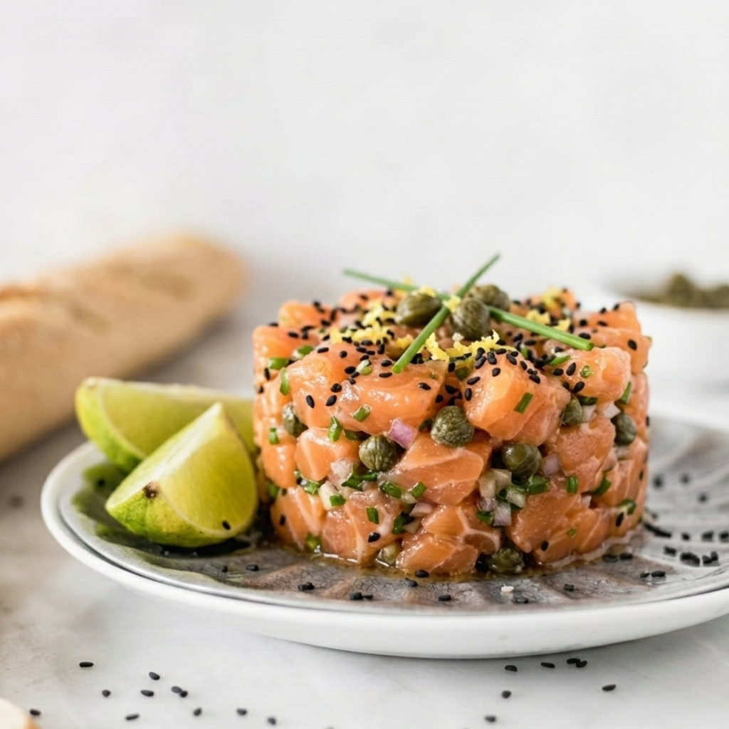Tártaro de salmón
